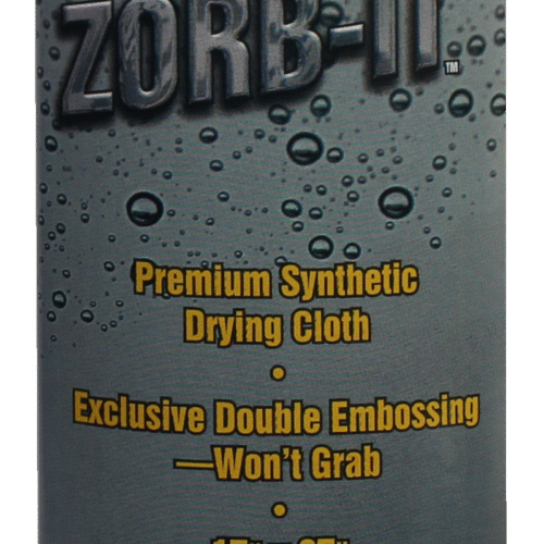 ZORB-IT DRYING CLOTH W/TUBE 17x27 BLUE