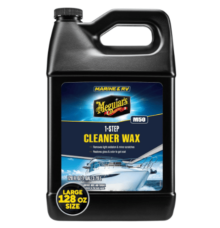 MEGUIAR'S BOAT/RV CLEANER WAX-LIQUID-1 GL