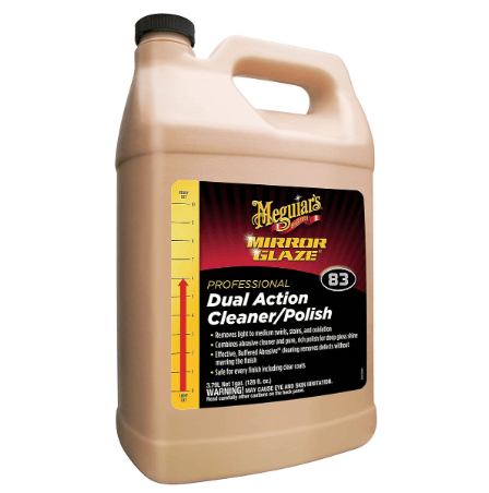 MEGUIAR'S MIRROR GLAZE DUAL ACTION CLEANER POLISH - 1GL