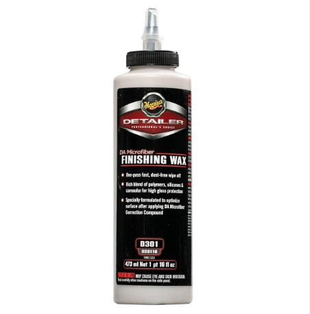 MEGUIAR'S DA MICROFIBER FINISHING WAX- 16OZ