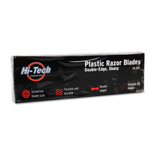 DOUBLE EDGE SHARP PLASTIC BLADES (100/SLEEVE)