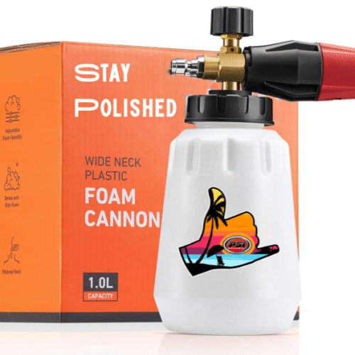 FOAM CANNON GUN WITH HOSE NOZZLE & 32OZ BOTTLE