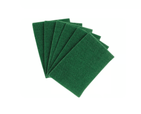 SCRUB PAD-GREEN 4.5"x6" 10PADS/PK