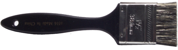 DETAIL PAINTBRUSH-BLACK 3/4" BRISTLE