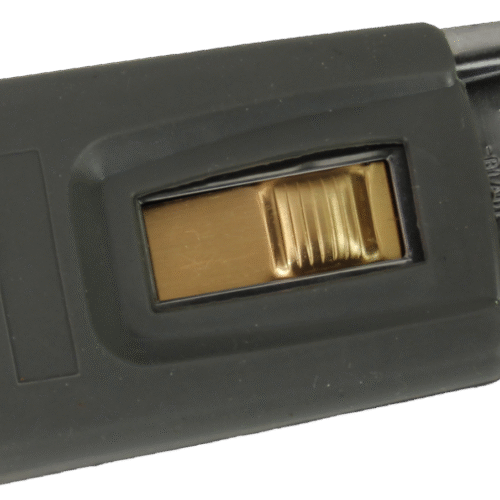 PUSH BUTTON BLADE HOLDER W/RUBBER GRIP